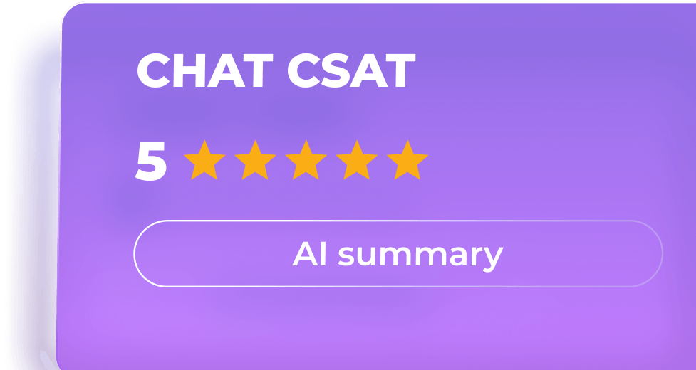 Chat Quality Scoring and Summaries