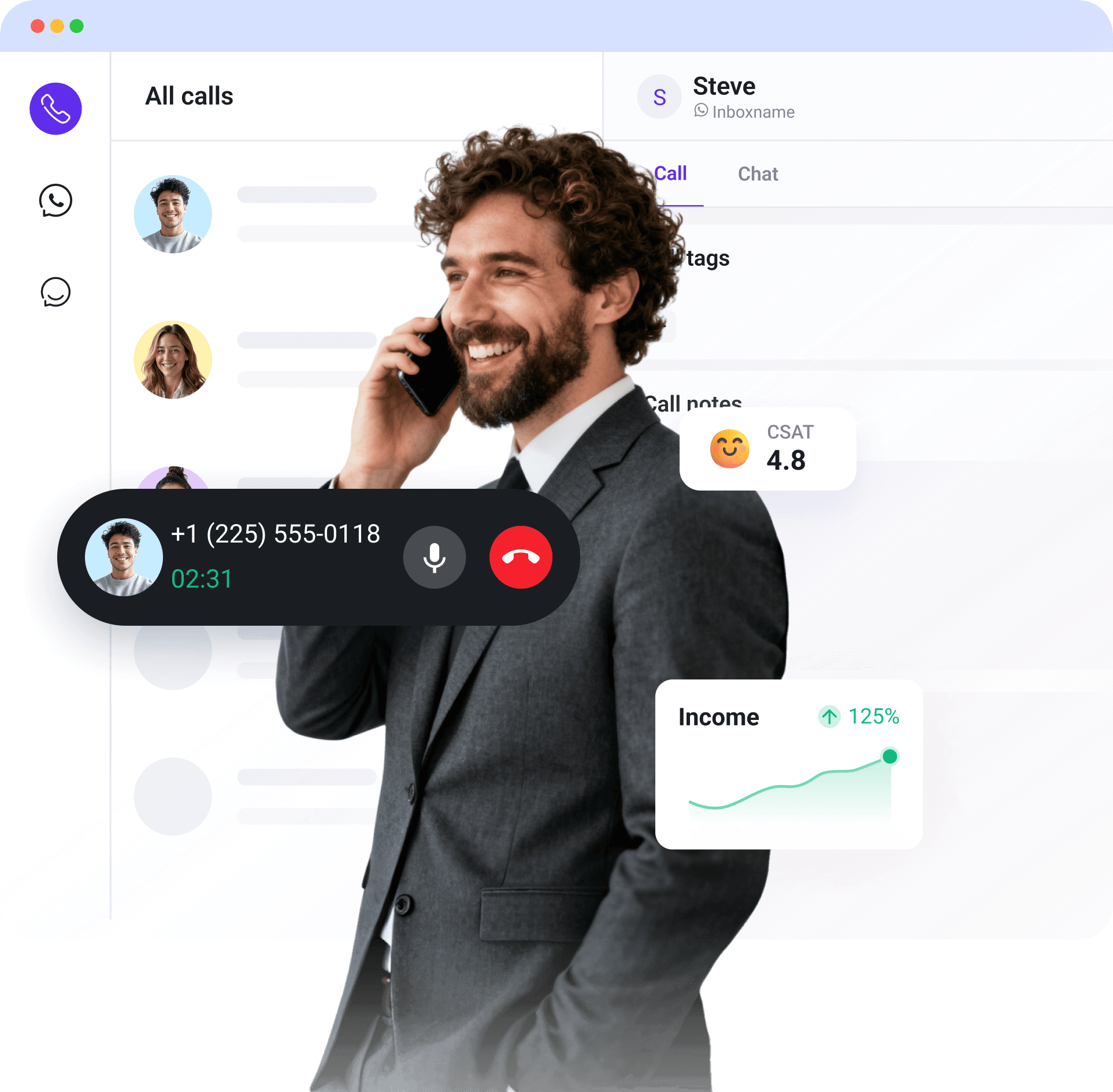 WhatsApp Business Calling Banner Right